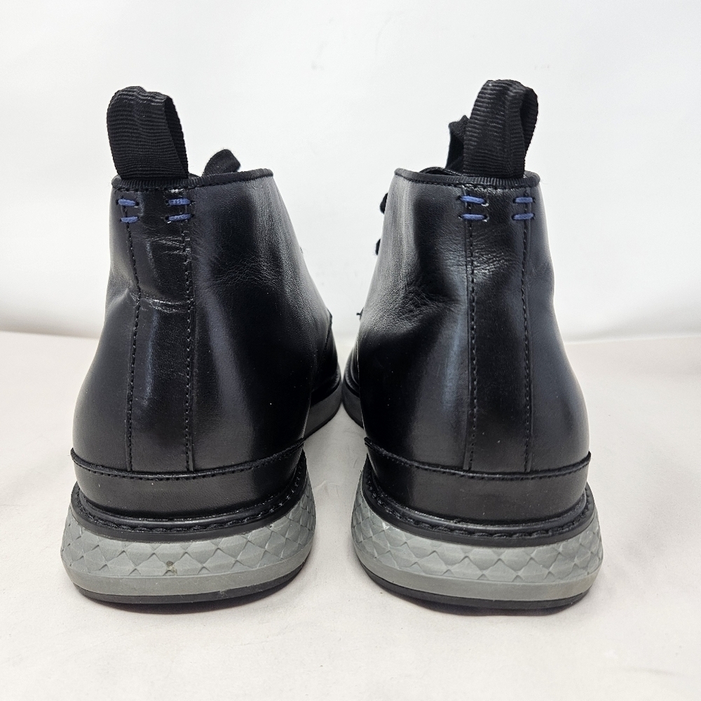 Vince Camuto Stuwert Men Chukka Boots sz 12M Black Leather Upper Casual Comfort - Picture 5 of 13